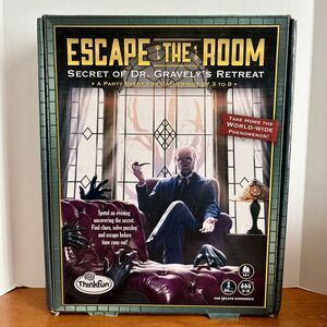 Thinkfun Escape The Room Secret of Dr Gravely's Retreat Game Experience Sealed